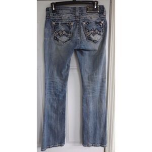 Miss Me Jeans Pants Blue Size‎ 26 x 31 Cotton Blend JE1206ER Easy Boot Cut